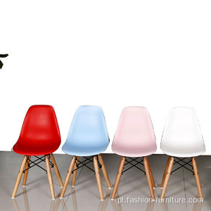 Jadalnia Drewniane Nogi Plastic Shell Chair